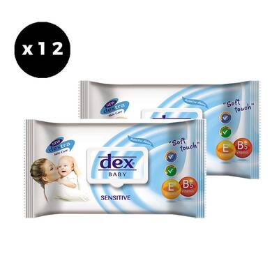 Dex Sensitive Islak Havlu 90x12'li 