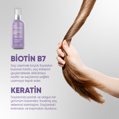 Daily Perfection Pro Canlandırıcı Bakım Vitamin B3 & Vitamin B7 içerikli Sıvı Saç Bakım Kremi 200 ml