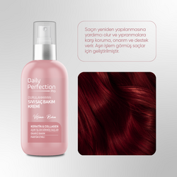 Daily Perfection Pro Onarıcı Bakım Keratin & Collagen içerikli Sıvı Saç Bakım Kremi 200 ml - Thumbnail