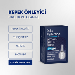 Daily Perfection Pro Vitamin For Men Serum Shot No:8 Kepek Önleyici 2x6 ml - Thumbnail