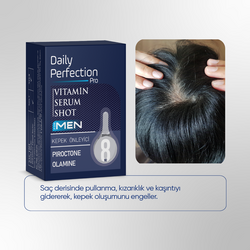 Daily Perfection Pro Vitamin For Men Serum Shot No:8 Kepek Önleyici 2x6 ml - Thumbnail