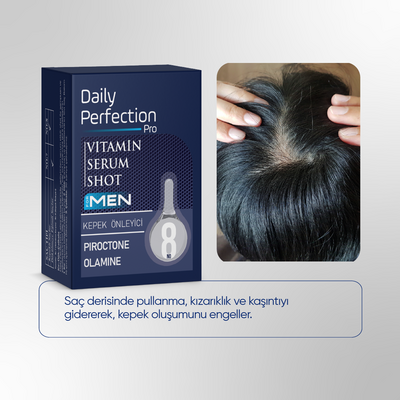 Daily Perfection Pro Vitamin For Men Serum Shot No:8 Kepek Önleyici 2x6 ml