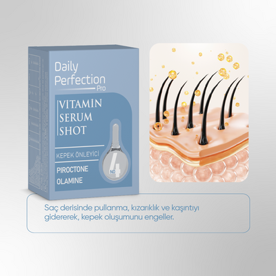 Daily Perfection Pro Vitamin Serum Shot No:4 Kepek Önleyici 2x6 ml