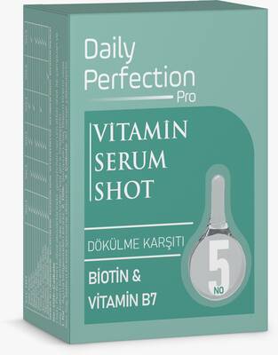 Daily Perfection Pro Vitamin Serum Shot No:5 Dökülme Karşıtı 2x6 ml