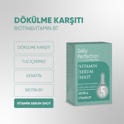 Daily Perfection Pro Vitamin Serum Shot No:5 Dökülme Karşıtı 2x6 ml