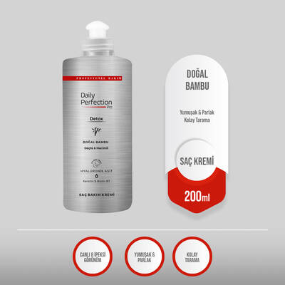 Detox Saç Kremi - Doğal Bambu 200 ml