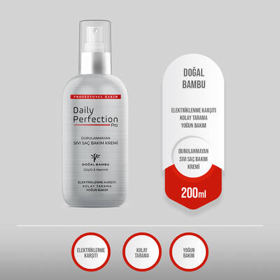 Detox Sıvı Saç Kremi - Doğal Bambu 200 ml