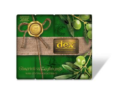 Dex Gliserin ve Zeytinyağlı Banyo Sabunu 4x150 gr