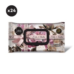 Dex - dex Luxury Lila Bella Kapaklı Islak Havlu 50X24