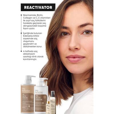 Dp Daily Perfection Reactıvator Saç Bakım Seti Saç Dökülme Karşıtı (Şampuan-Saç Bakım Kremi-Saç Bakım Yağı-Serum)